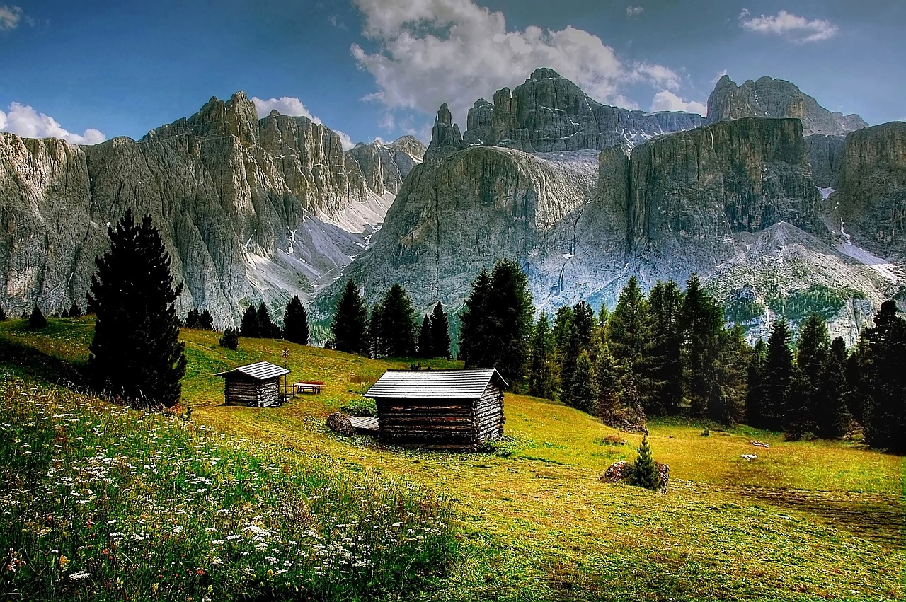 Val De Mesdi, Dolomitai, Kalnai, South Tyrol, Alpių, Italy, Unesco Pasaulio Paveldas, Alpių Panorama, Žygiai, Slėnis