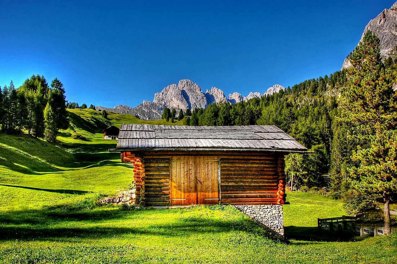 Val Gardena, Dolomitai, Gamta, Kraštovaizdis, South Tyrol, Kalnai, Alpių, Italy, Vaizdas, Pieva