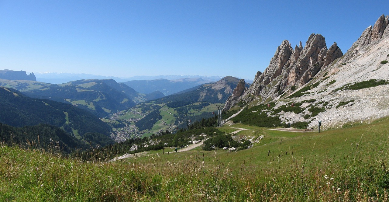Val Gardena, South Tyrol, Italy, Kalnai, Dolomitai, Nemokamos Nuotraukos,  Nemokama Licenzija