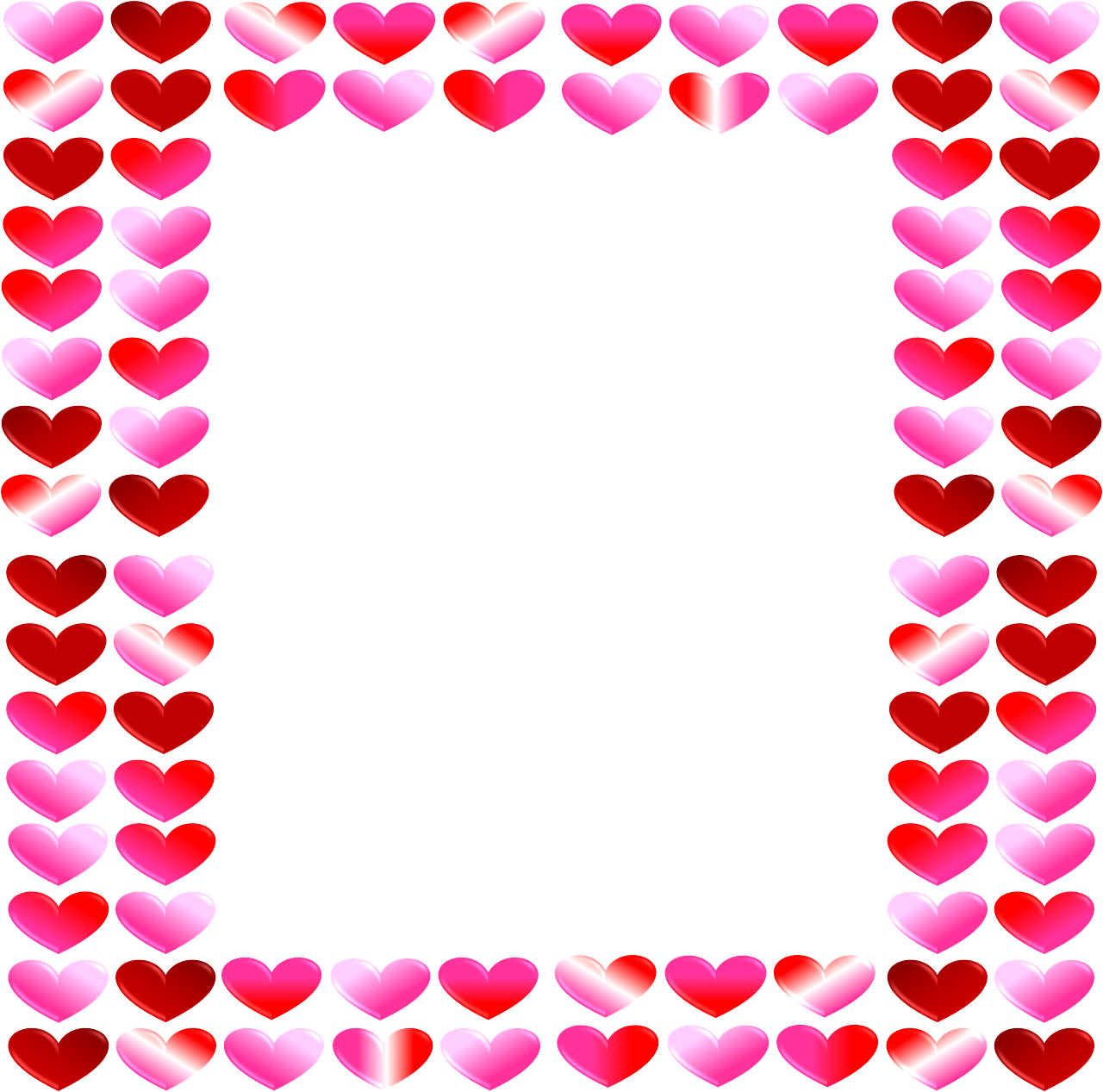 Valentine, Meilė, Širdis, Rožinis, Atspalvių, Raudona, Rėmas, Gradientas, Sienos, Simbolis