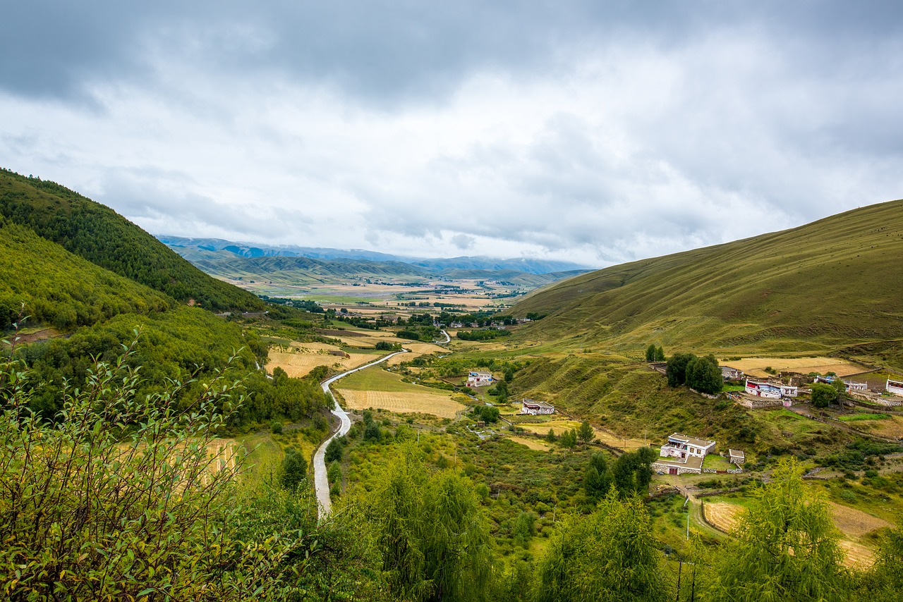 Slėnis, Peizažas, Kraštovaizdis, Kinija, Žalias, Nemokamos Nuotraukos,  Nemokama Licenzija