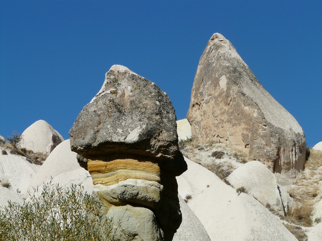 Rožių Slėnis, Cappadocia, Fėjų Bokštas, Turkija, Uolingas Kalnas, Rieduliai, Uolos, Rokas, Akmenys, Akmuo