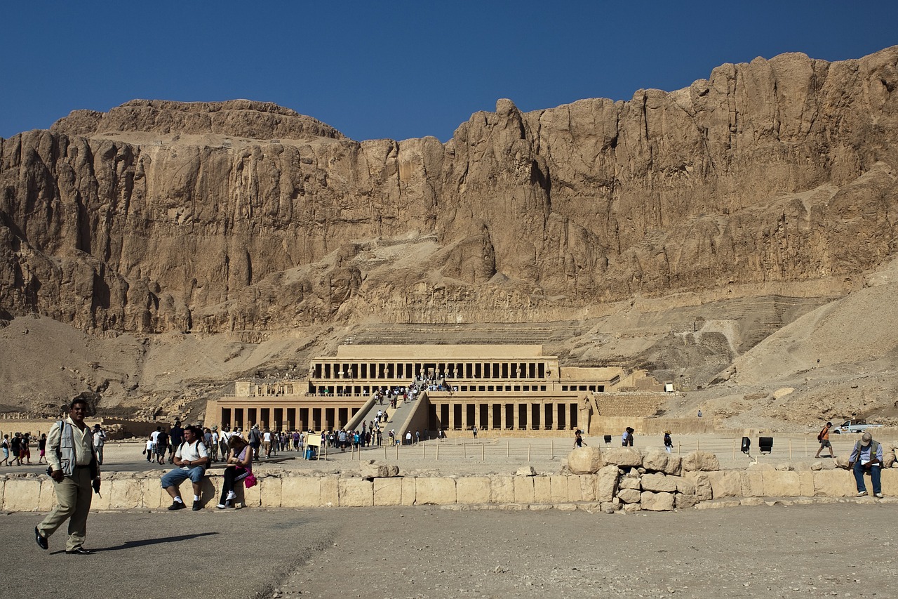 Karalių Slėnis, Deir El-Bahri, Egiptas, Hatshepsuto Mortuarinė Šventykla, Archeologija, Architektūra, Kalnas, Smiltainis, Hatshepsut, Nemokamos Nuotraukos