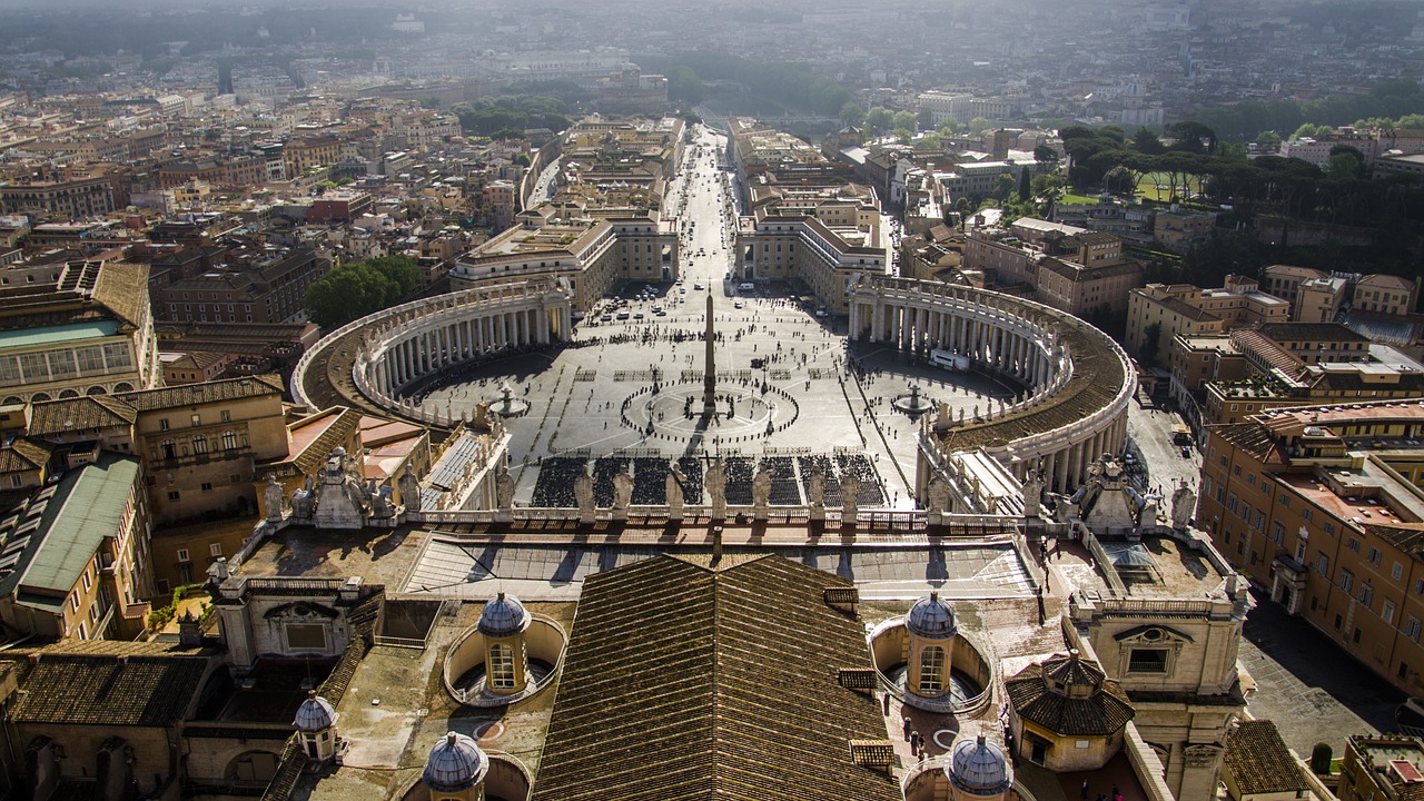 Vatikano Miestas, Katedra, Panorama, Italy, Nemokamos Nuotraukos,  Nemokama Licenzija