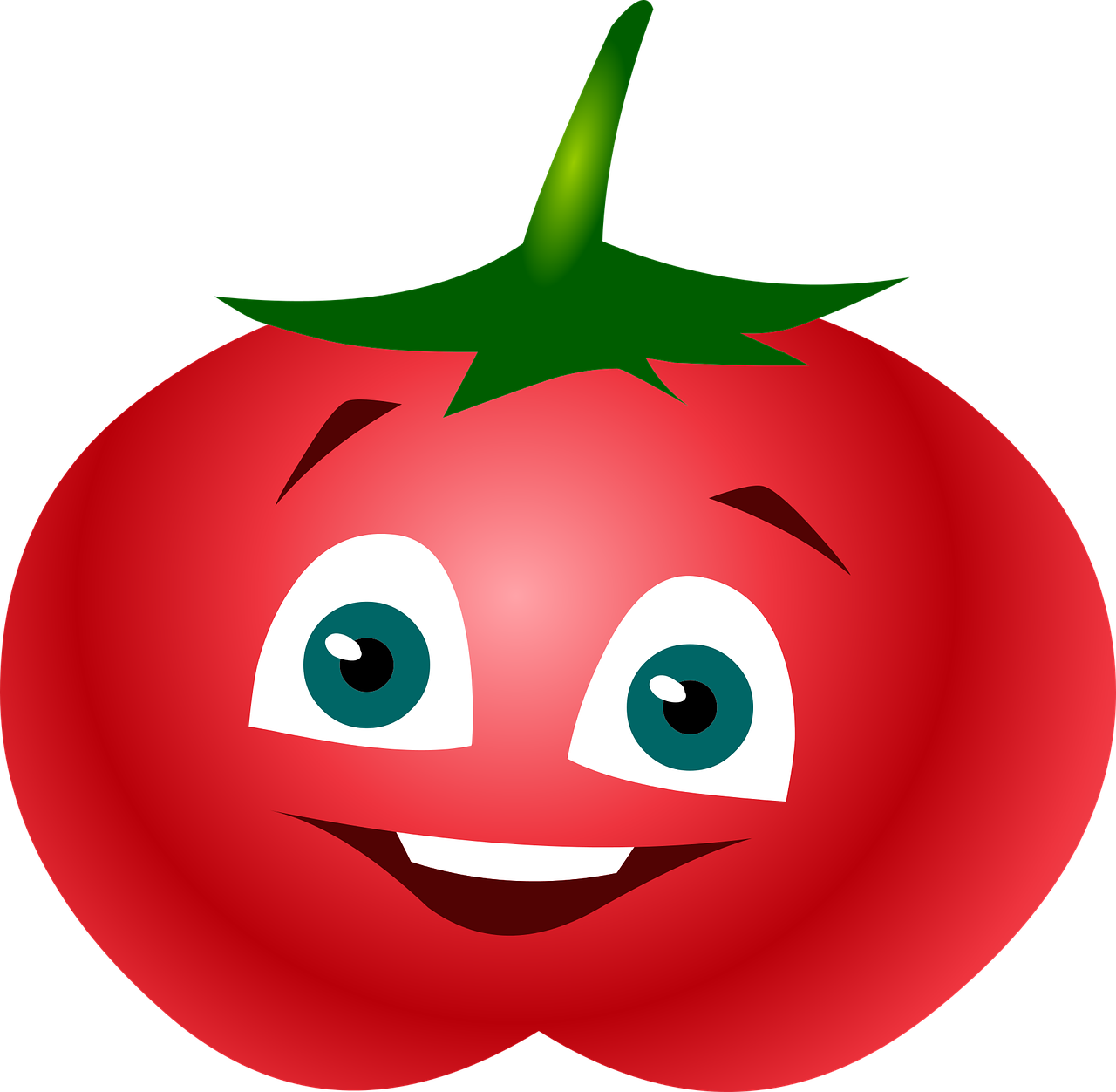 Pomidoras, Šypsena, Juokinga, Vaisiai, Gamta, Daržovių, Mielas, Piešimas, Maistas, Šviežias