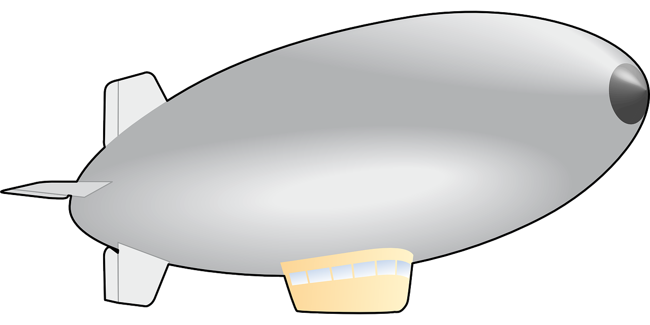 Vektorius, Zeppelinas, Dirižablis, Skristi, Balionas, Nemokama Vektorinė Grafika, Nemokamos Nuotraukos,  Nemokama Licenzija