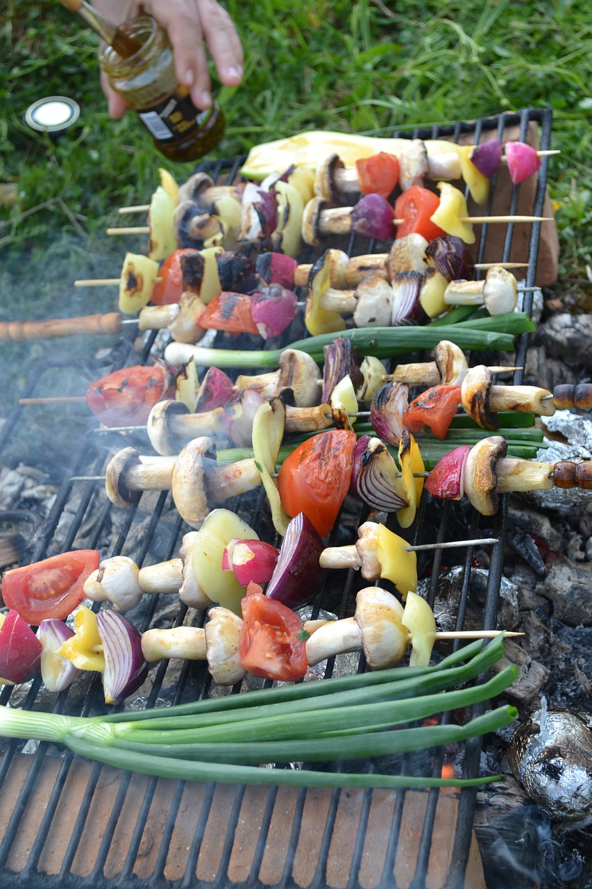 Veganas,  Barbekiu,  Barbekiu,  Maistas,  Bbq,  Vasara,  Grilis,  Sveikas,  Vegetariškas,  Grilis