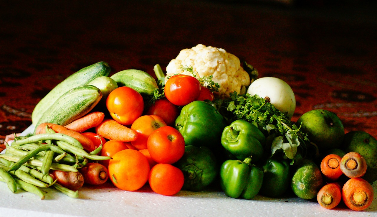 Daržovės, Gamta, Žalias, Sveikas, Šviežias, Ekologiškas, Pipirai, Virtuvė, Mityba, Pomidoras