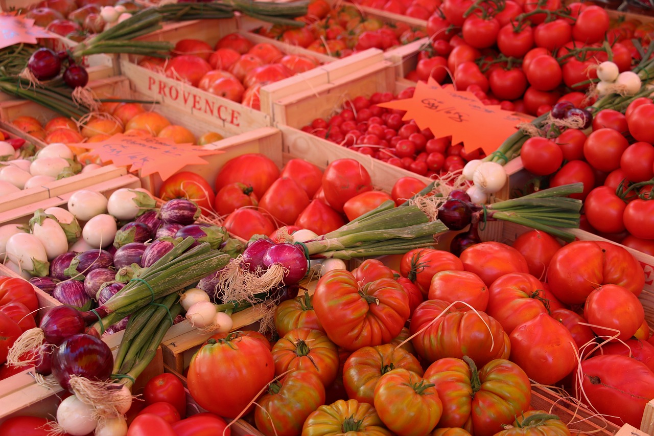 Daržovės, Pomidorai, Turgus, Provence, Vaucluse, Pomidoras Raudonas, Nemokamos Nuotraukos,  Nemokama Licenzija