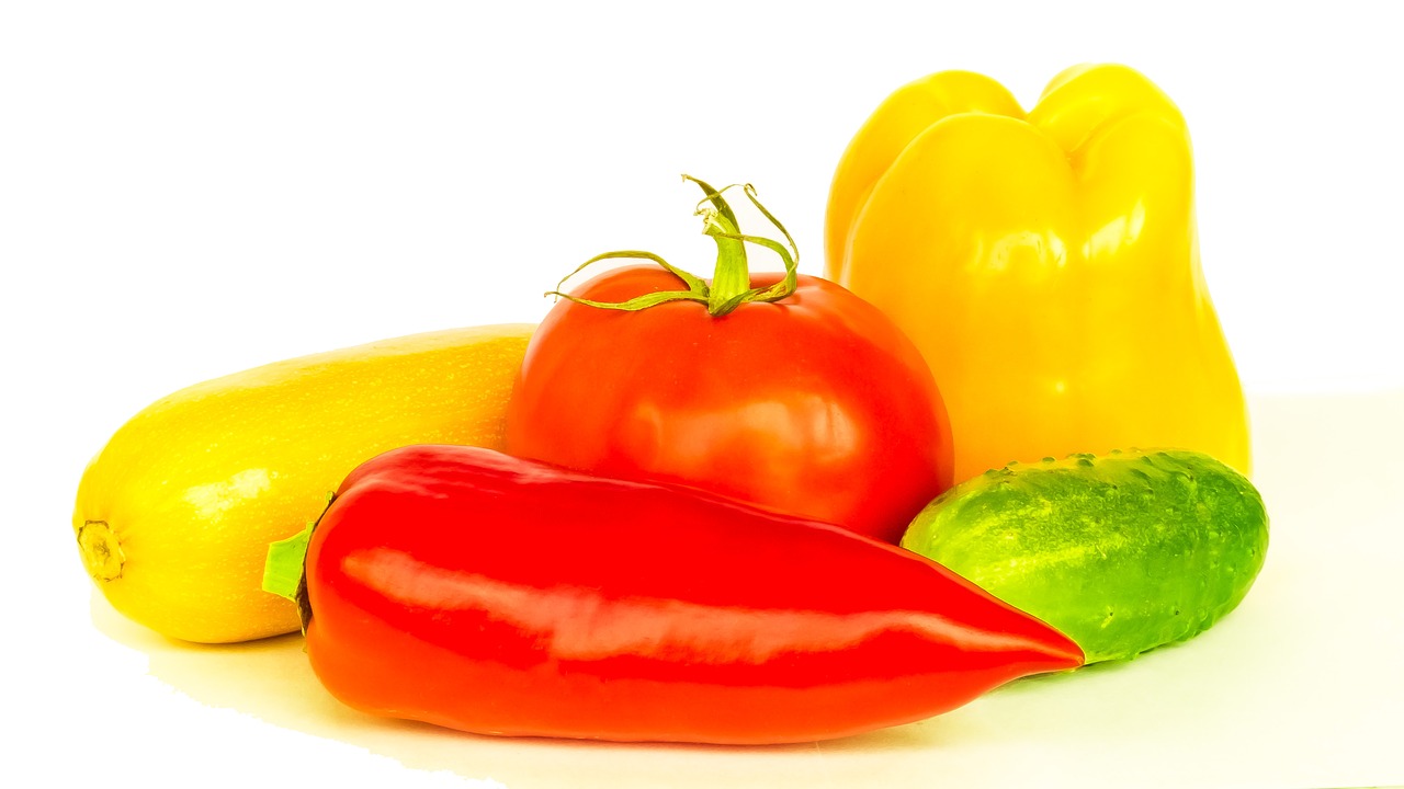 Daržovės, Pomidoras, Pipirai, Agurkas, Cukinija, Derlius, Maistas, Vaisiai, Daržovių Sodas, Prinokę