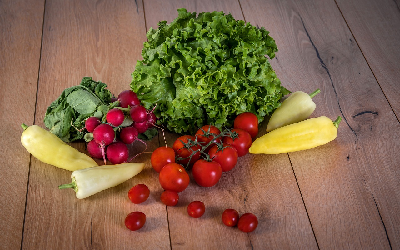 Daržovės, Pomidorai, Pipirai, Salotos, Sodas, Žalias, Pasėlių, Vitaminai, Ruduo, Auginimas