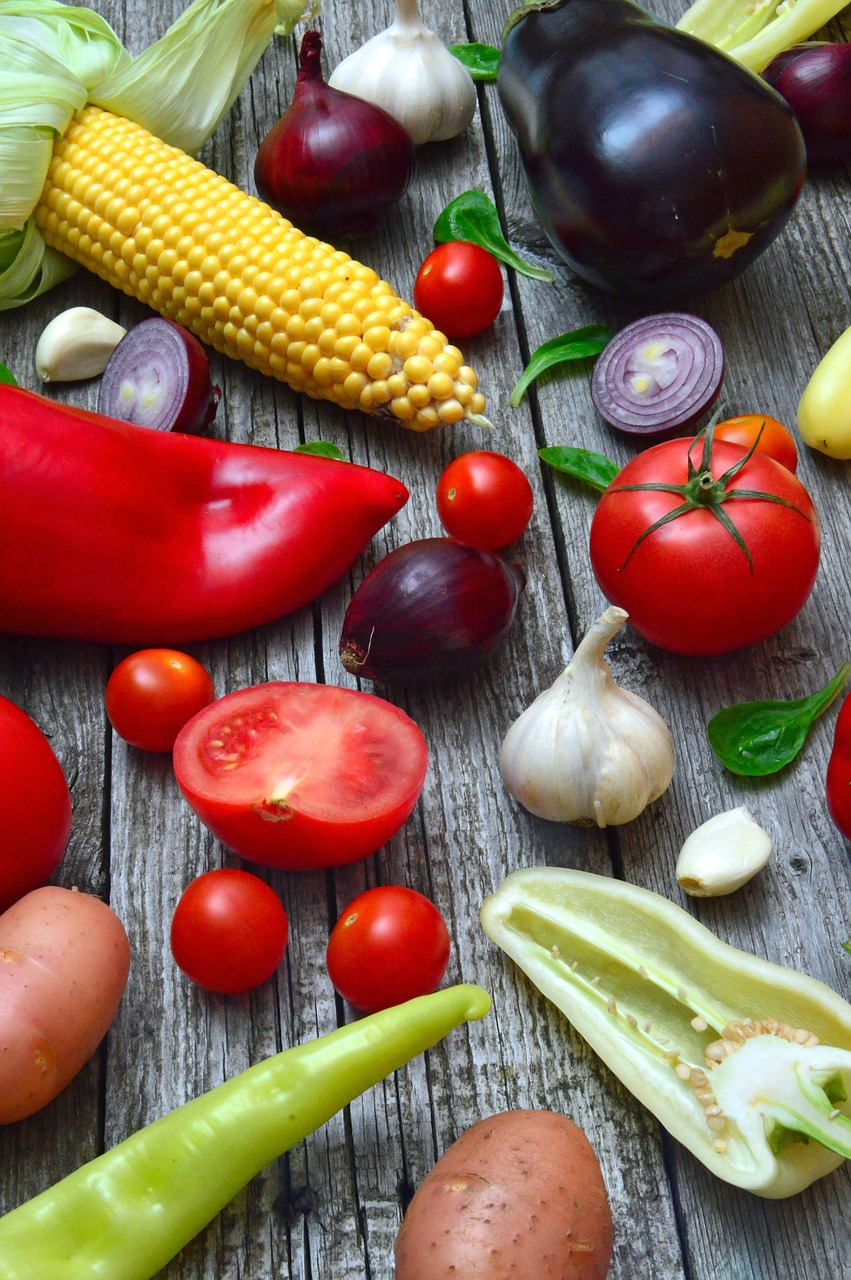 Daržovės,  Pipirų,  Pomidorai,  Raudona,  Geltona,  Žalias,  Maisto,  Sveiki,  Šviežias,  Vitaminai