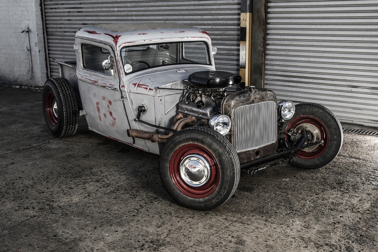 Transporto Priemonė, Žiurkė Karštas Lazdele, Transportas, Greitai, Pagal Užsakymą, Automobilis, Rodding, Ford Modelis, Supjaustyti, Ford