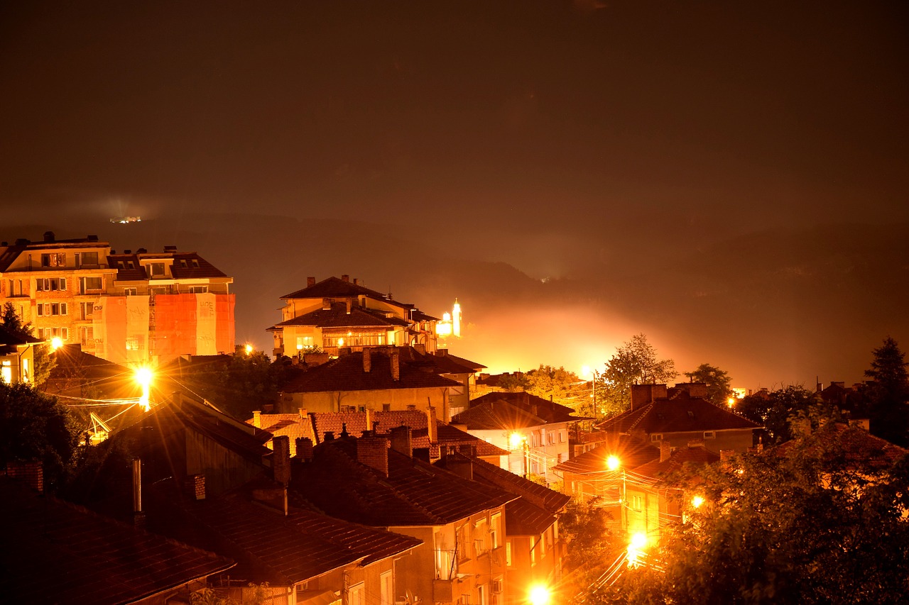 Veliko Tarnovo, Tsarevets, Naktis, Gražus, Nemokamos Nuotraukos,  Nemokama Licenzija