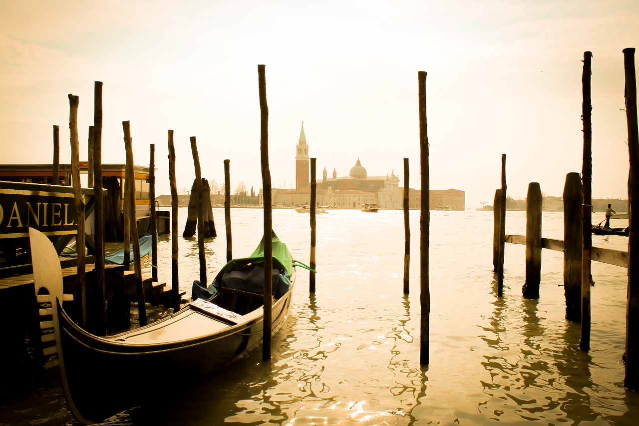 Venezija, Kraštovaizdis, Seppia, Italy, Kelionė, Gondola, Paminklas, Atmosfera, Turizmas, Venecija