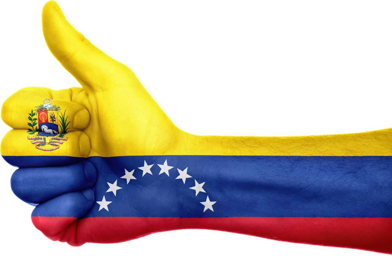 Venezuela, Vėliava, Ranka, Patriotinis, Patriotizmas, Simbolis, Ženklas, Nykščiai Aukštyn, Šalis, Nemokamos Nuotraukos