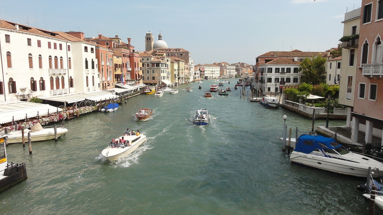 Venecija, Italy, Kanale Grande, Nemokamos Nuotraukos,  Nemokama Licenzija