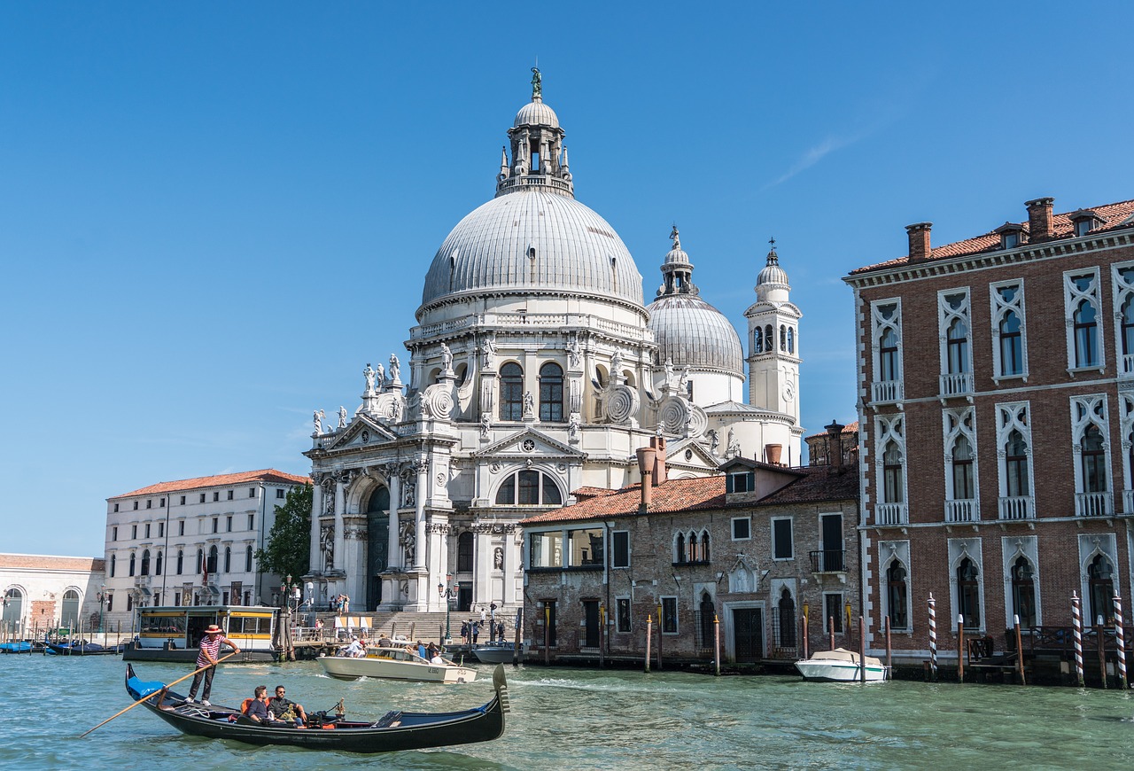 Venecija, Italy, Gondola, Gondoliers, Kanalas, Kelionė, Vanduo, Ispanų, Turizmas, Venetian