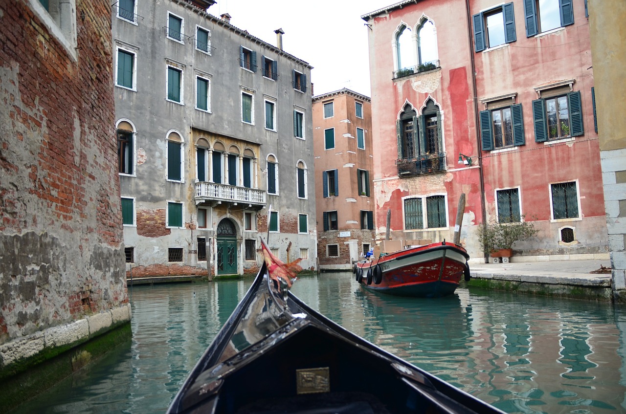 Venecija, Italy, Gondola, Vanduo, Valtis, Plaukiojantieji, Pastatai, Miestas, Europa, Ispanų