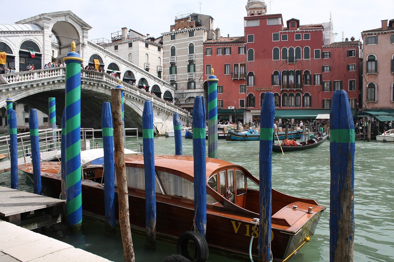 Venecija, Didysis Kanalas, Rialto Tiltas, Valtis, Italy, Miestą Ant Vandens, Nemokamos Nuotraukos,  Nemokama Licenzija