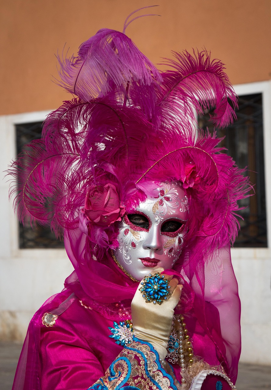 Venecija, Carnevale, Karnavalas, Venetian, Maskaradas, Kostiumas, Ispanų, Tradicinis, Kultūra, Venezija