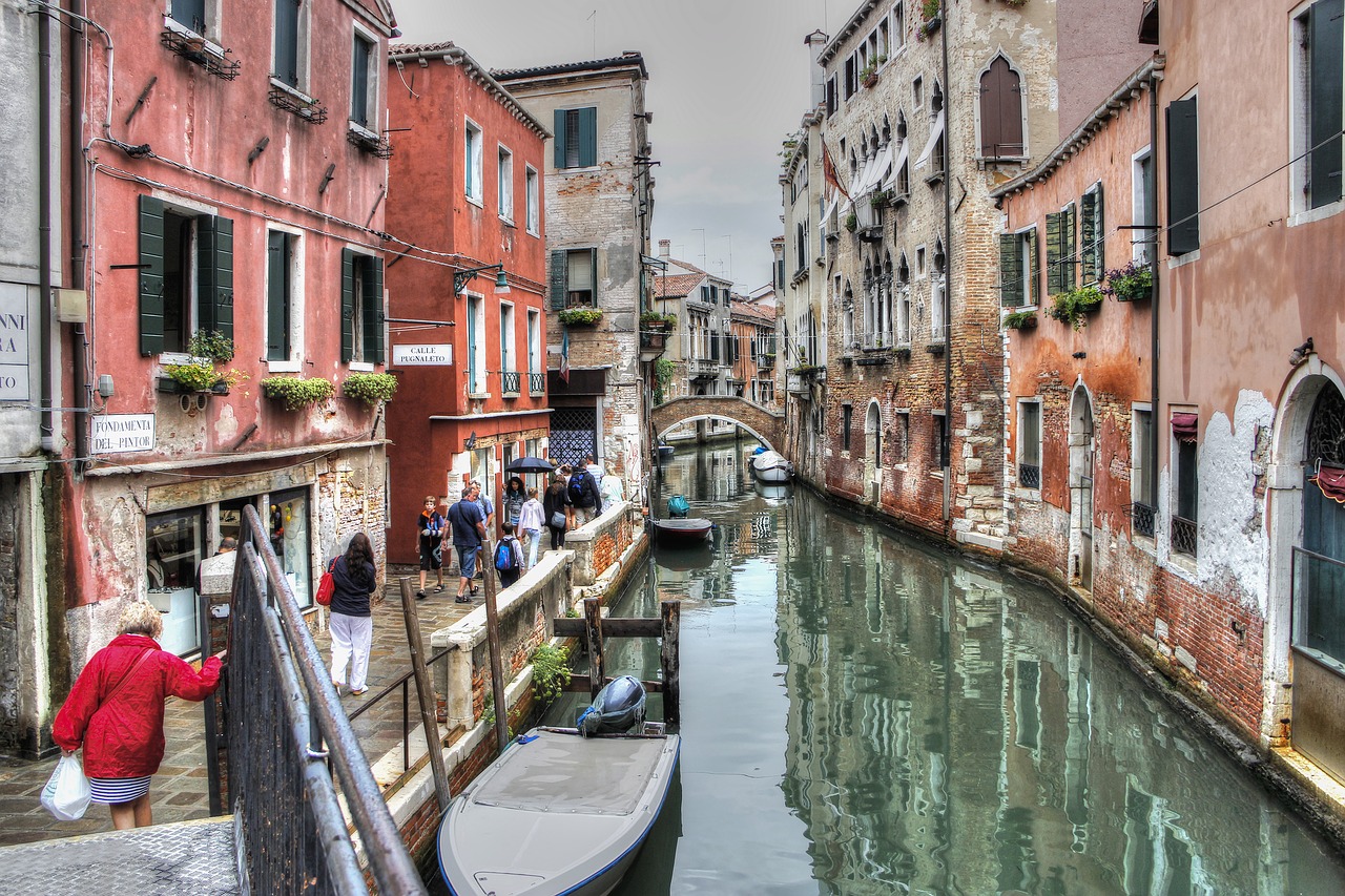 Venecija, Kanalas, Italy, Nemokamos Nuotraukos,  Nemokama Licenzija