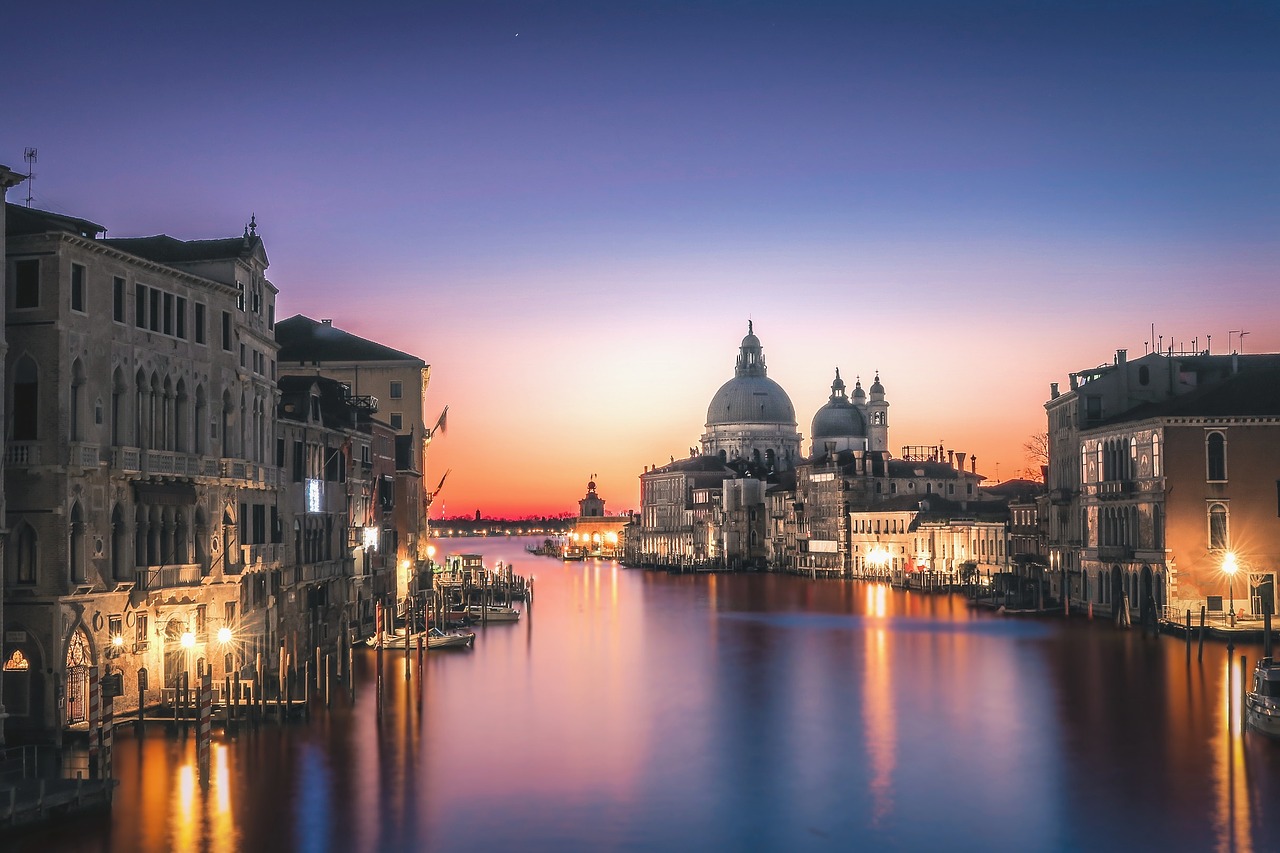 Venecija, Bazilika Di Santa, Maria Della Salute, Bazilika, Italy, Kanalas, Ispanų, Kelionė, Architektūra, Venetian