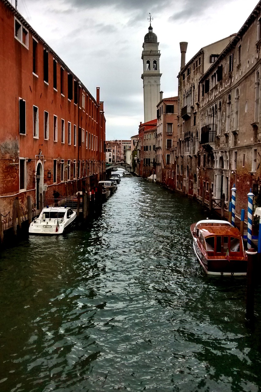 Venecija, Vanduo, Italy, Kanalas, Architektūra, Pastatas, Europa, Ispanų, Turizmas, Valtis