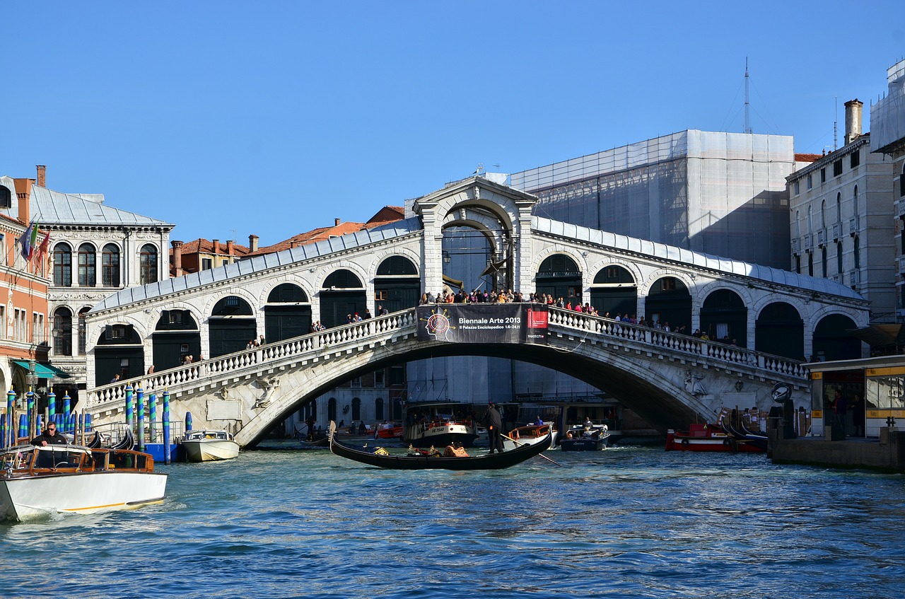 Venecija, Canale Grande, Tiltas, Italy, Rialto, Nemokamos Nuotraukos,  Nemokama Licenzija