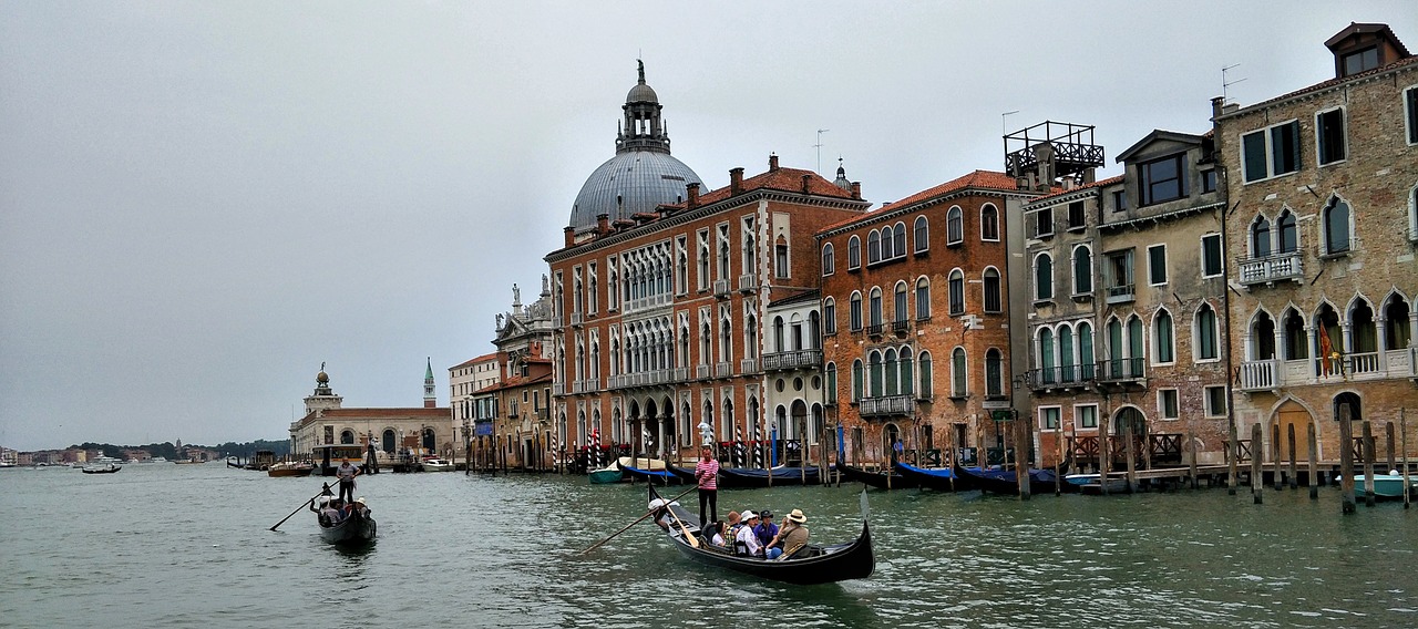 Venecija, Kanalas, Italy, Gondola, Nemokamos Nuotraukos,  Nemokama Licenzija