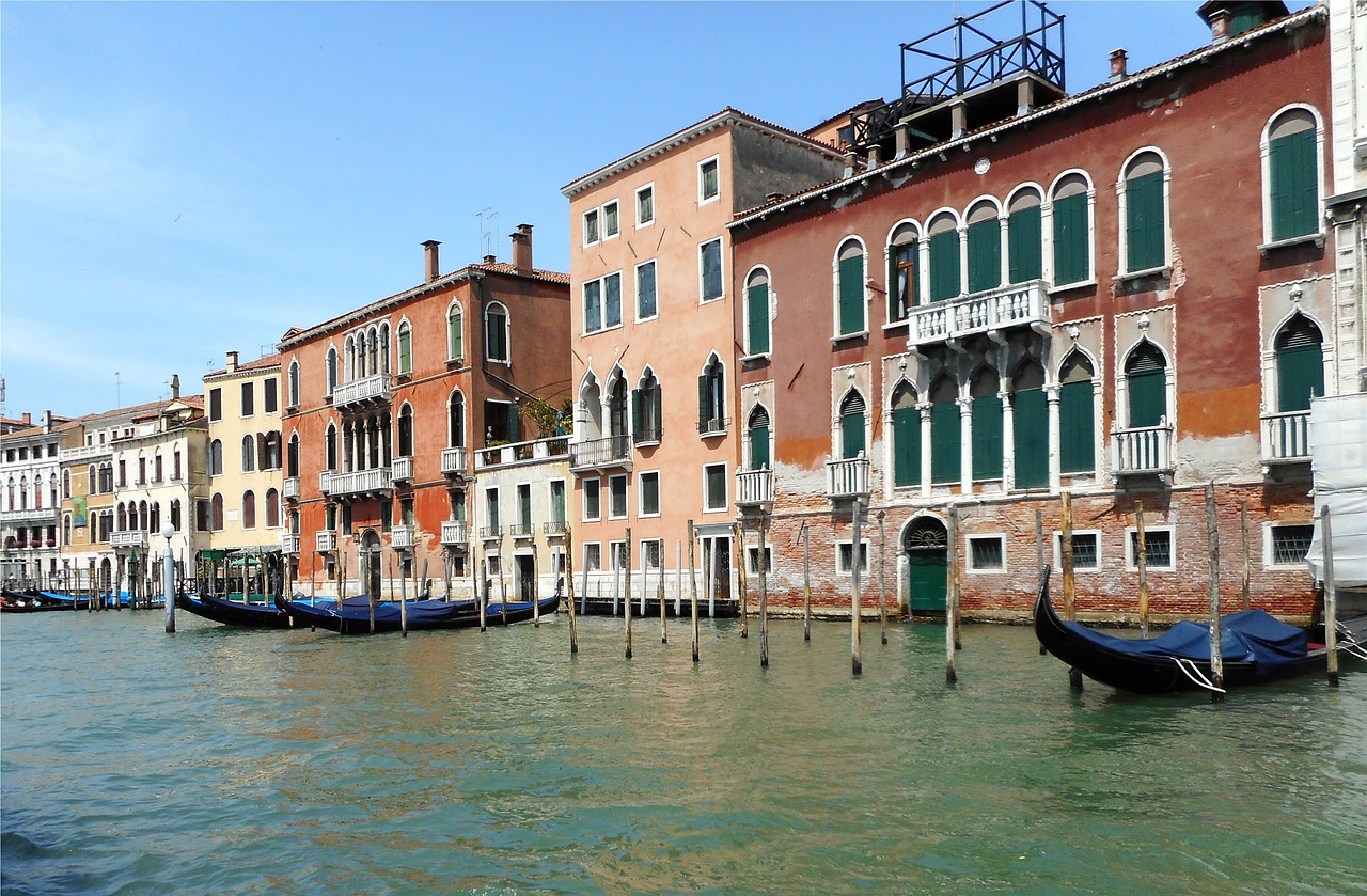 Venecija, Italy, Vanduo, Gondola, Kanalas, Architektūra, Namai, Stilt, Nemokamos Nuotraukos,  Nemokama Licenzija