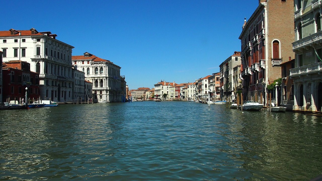 Venecija, Italy, Venezija, Namai, Vanduo, Pastatas, Dangus, Lankytinos Vietos, Canale Grande, Nemokamos Nuotraukos