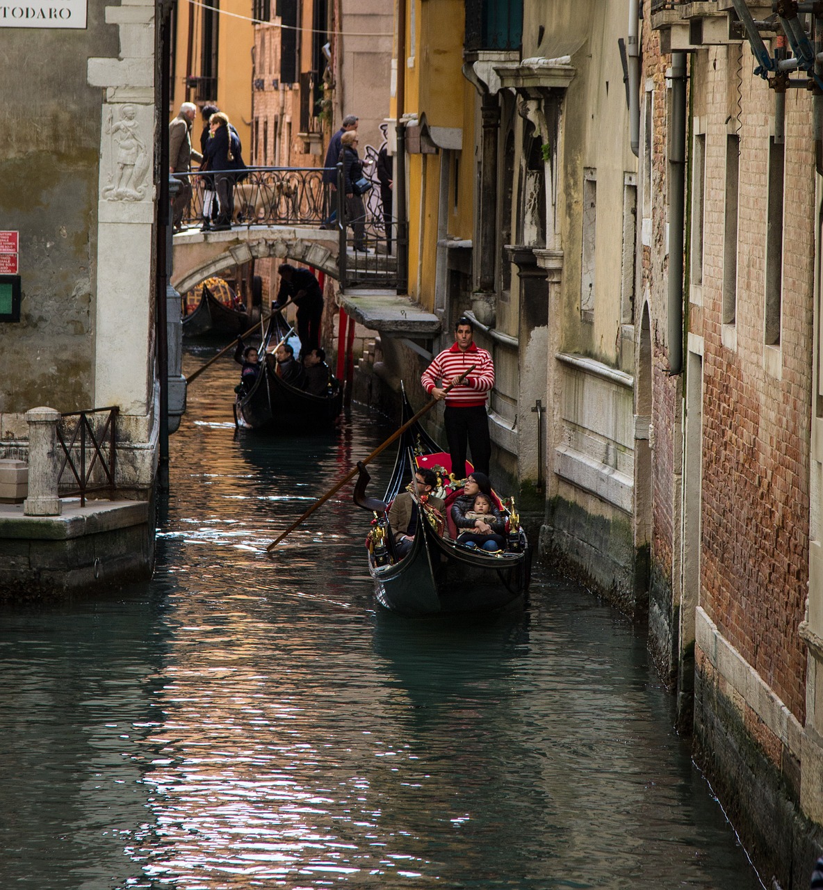 Venecija, Gondola, Italy, Kelionė, Kanalas, Ispanų, Venetian, Miestas, Turizmas, Vanduo