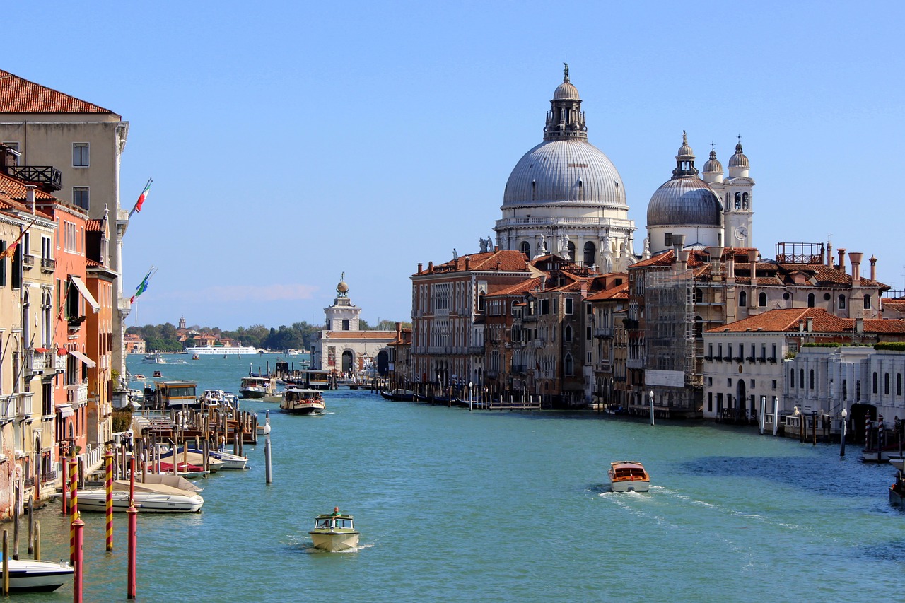 Venecija, Miestas, Italy, Vanduo, Boot, Kelionė, Venezija, Namai, Architektūra, Grande Kanalas