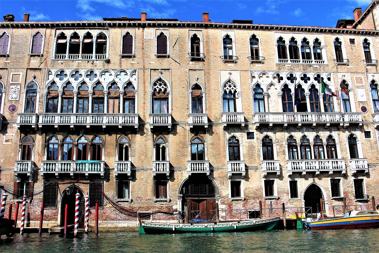 Venecija, Italy, Architektūra, Rūmai, Pasaulis, Pritraukimas, Pastatai, Pastatas, Senas, Senas Namas