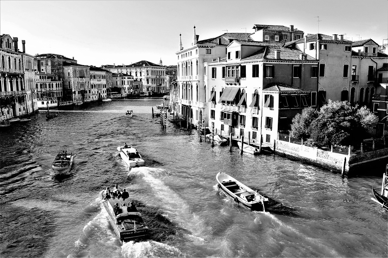Venecija, Italy, Kanalas, Architektūra, Pastatai, Rūmai, Didysis Kanalas, Fasadas, Vanduo, Kelionės Tikslas