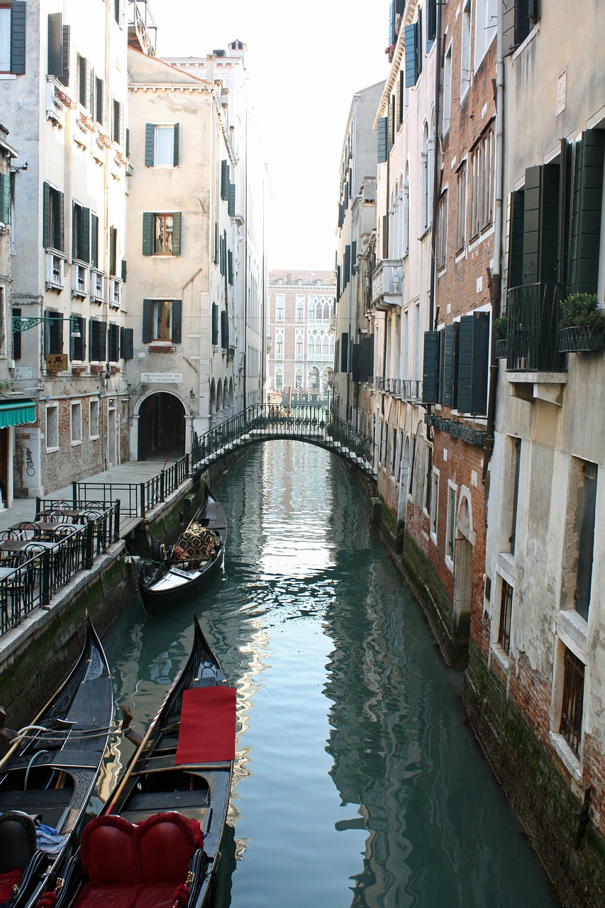 Venecija, Italy, Gondola, Pastatai, Miestas, Architektūra, Vanduo, Kelionė, Venetia, Kanalas