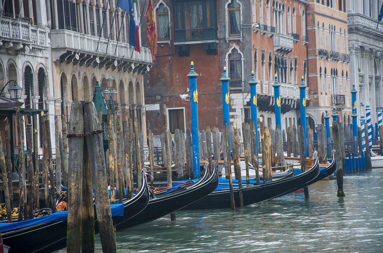 Venecija, Canale Grande, Italy, Venezija, Miestas Ant Upės, Vanduo, Miestas, Valtys, Vandens Kelias, Rūmai