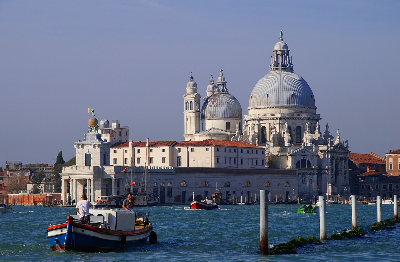 Venecija, Santa Marija Sveikatos, Muitinės Viršūnė, Italija, Didelis Kanalas, Kanalas, Venecija, Nemokamos Nuotraukos,  Nemokama Licenzija