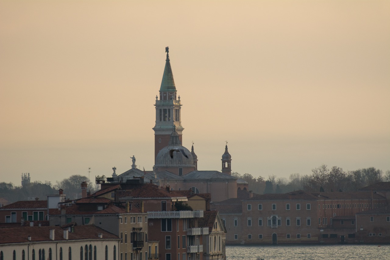 Venecija, Bažnyčia, Morgenstimmung, Saulėtekis, Nuotaika, Nemokamos Nuotraukos,  Nemokama Licenzija