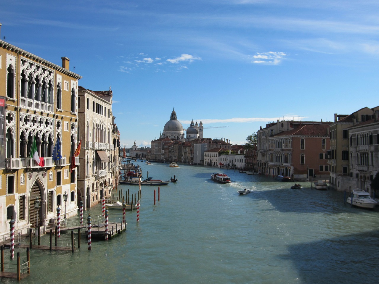 Venecija, Didysis Kanalas, Italy, Kelionė, Orientyras, Europa, Ispanų, Gondola, Venezija, Žinomas