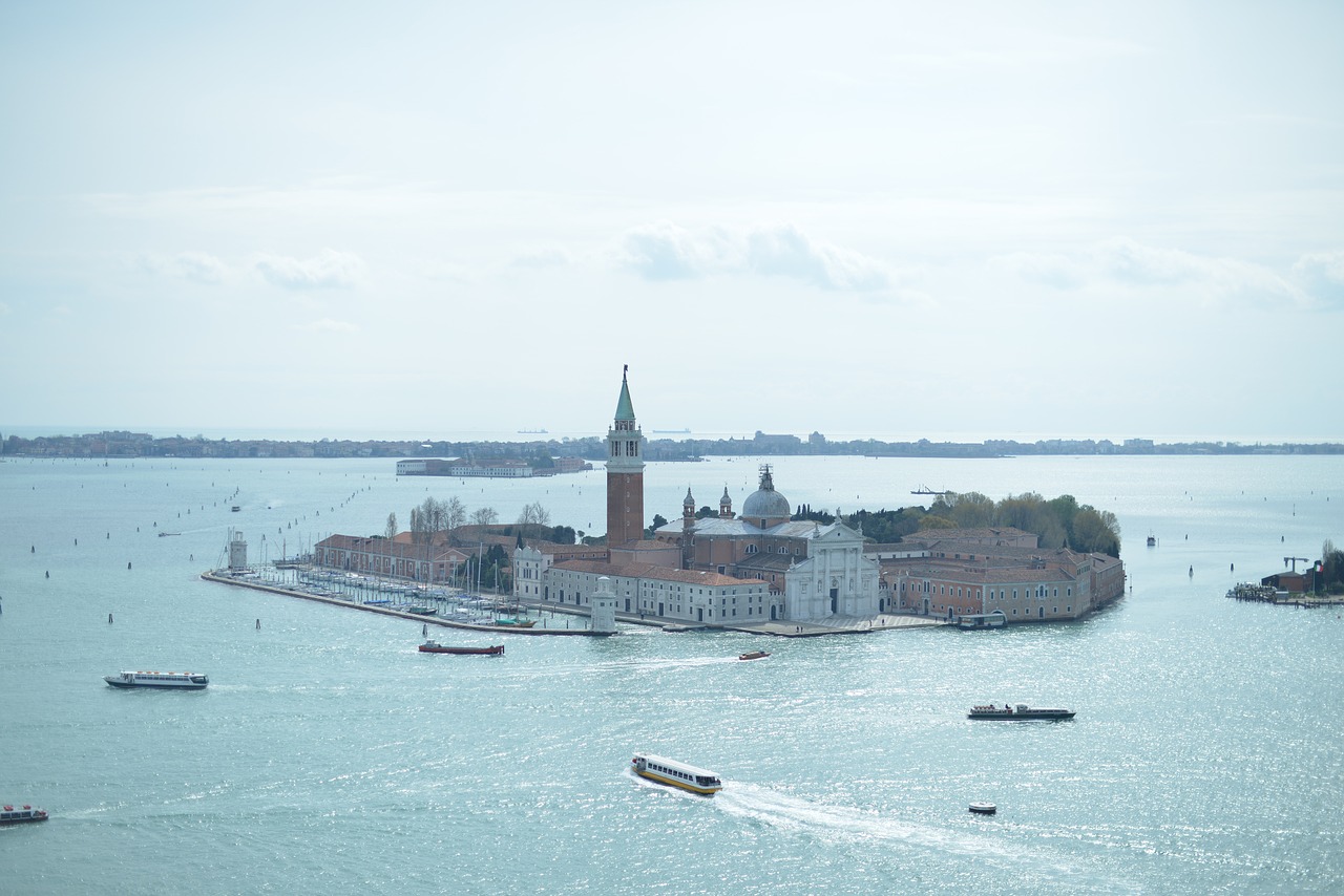 Venecija, Italy, San Giorgio Maggiore, Kampanelis, Nemokamos Nuotraukos,  Nemokama Licenzija