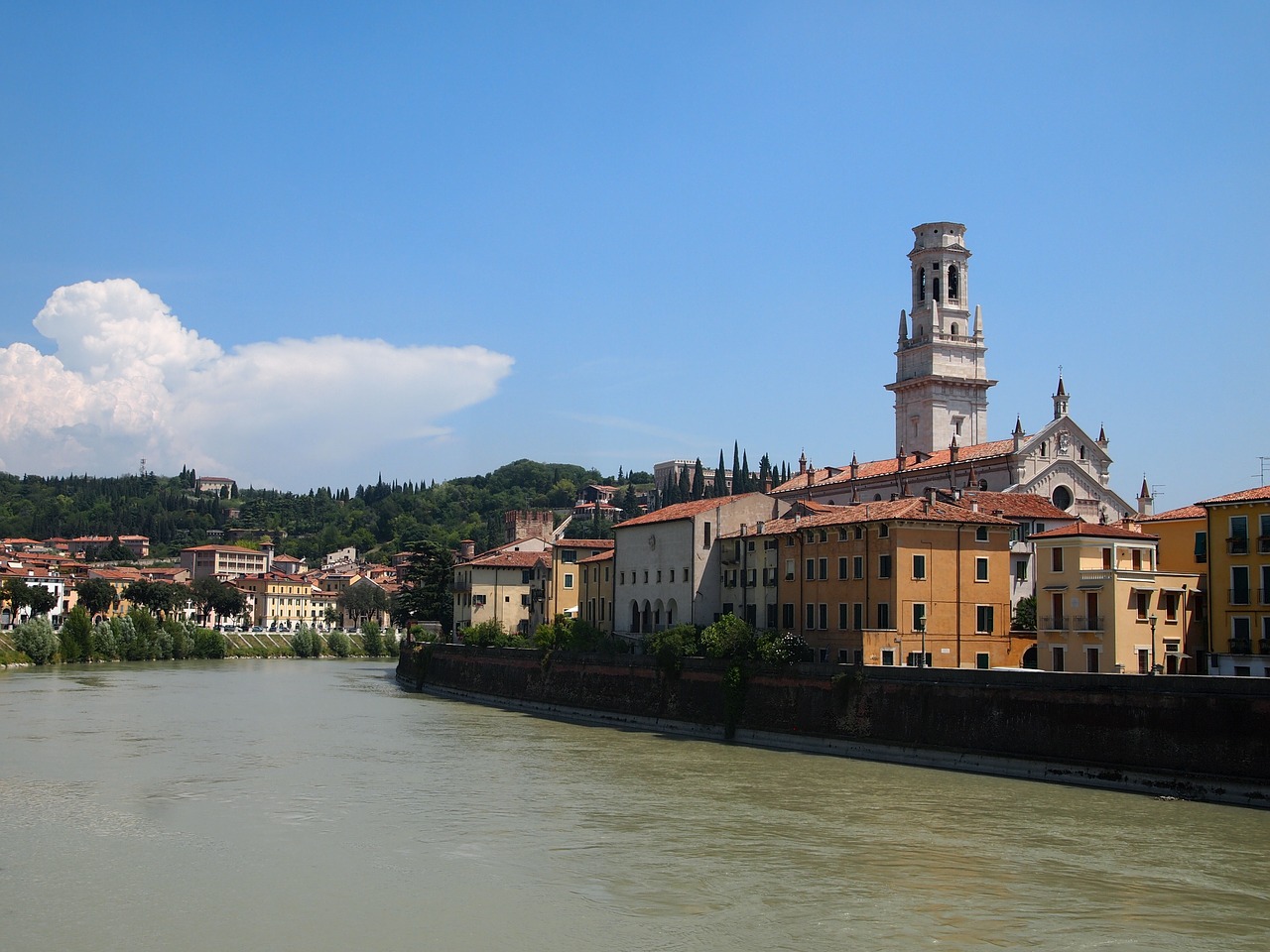 Verona, Italy, Panorama, Nemokamos Nuotraukos,  Nemokama Licenzija