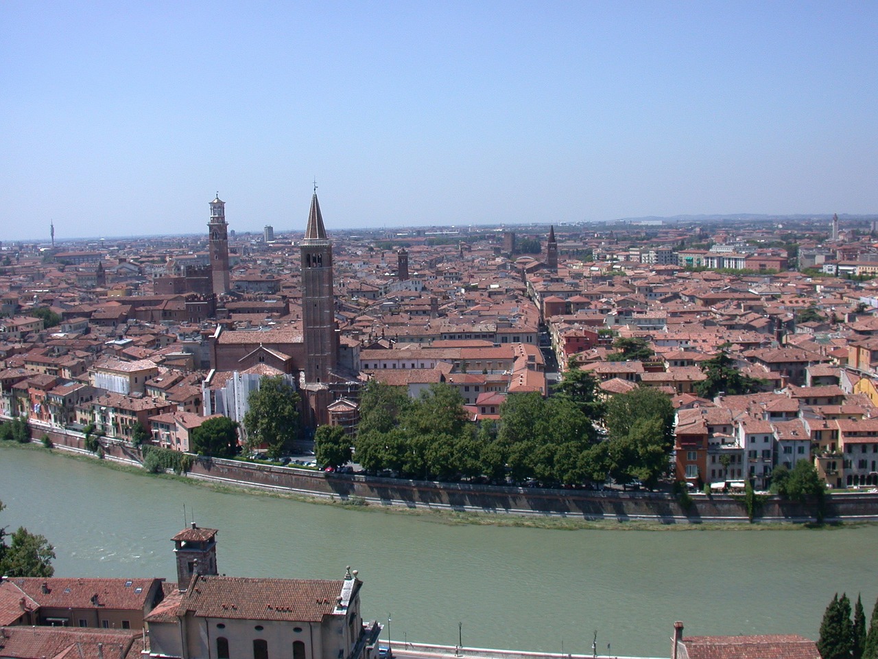 Verona, Italy, Ispanų, Europa, Miestas, Vaizdas, Miestas, Europietis, Miesto Panorama, Istorinis