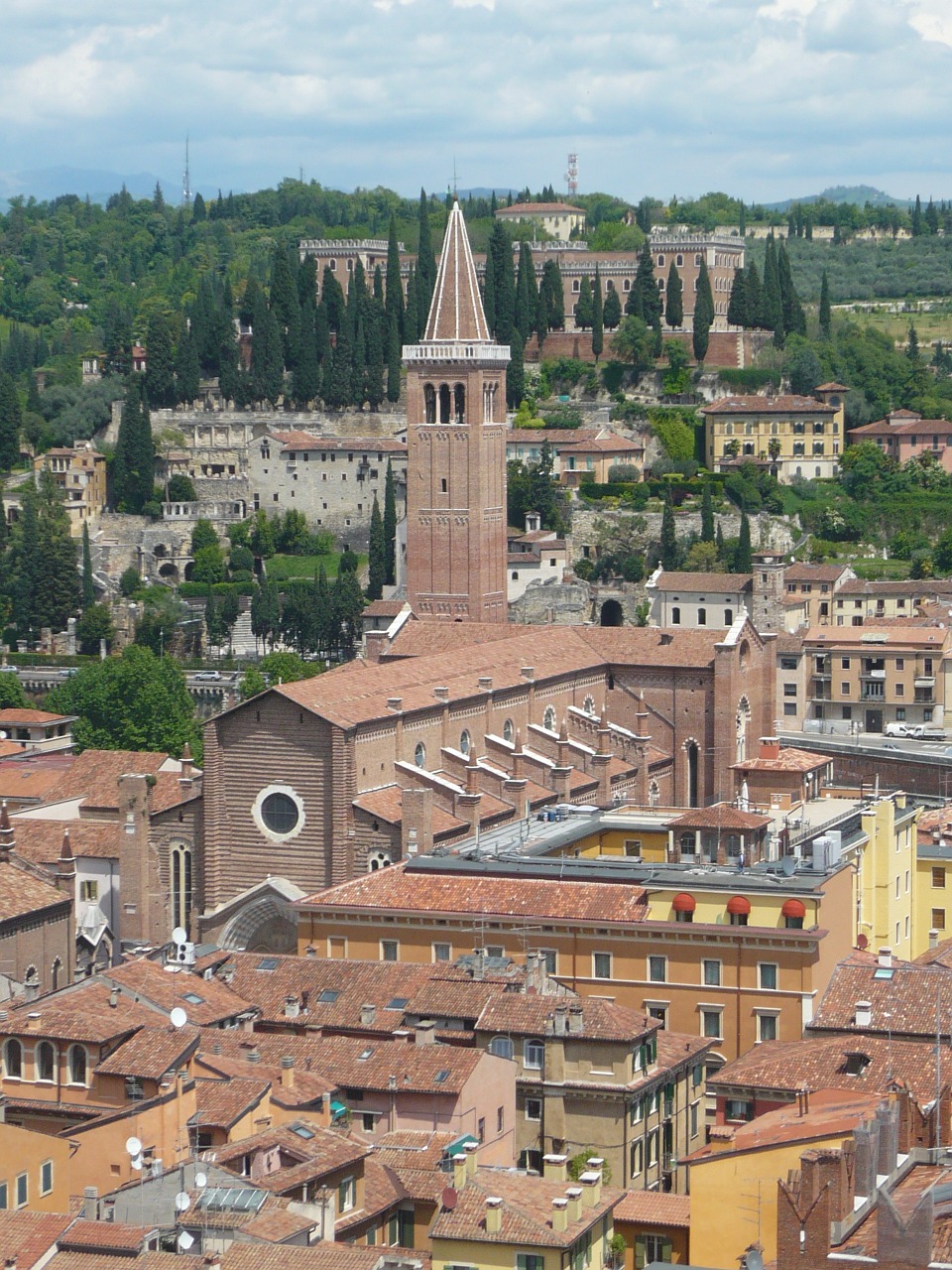 Verona, Ispanų, Italy, Peizažas, Miestas, Pastatai, Bažnyčia, Centro, Architektūra, Nemokamos Nuotraukos