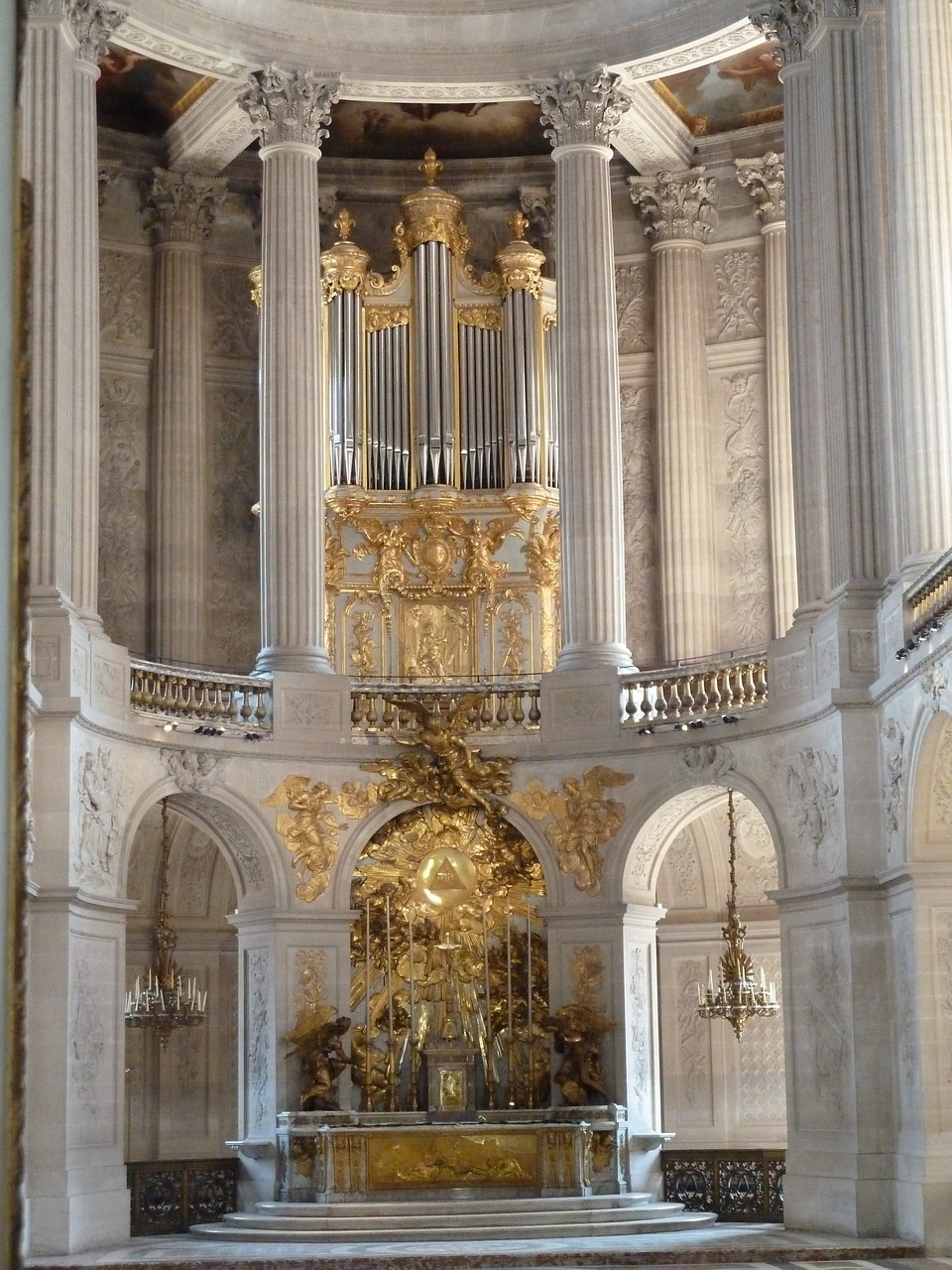Versailles, Organas, Auksas, Daugialypis, Bažnyčia, Katedra, Nemokamos Nuotraukos,  Nemokama Licenzija