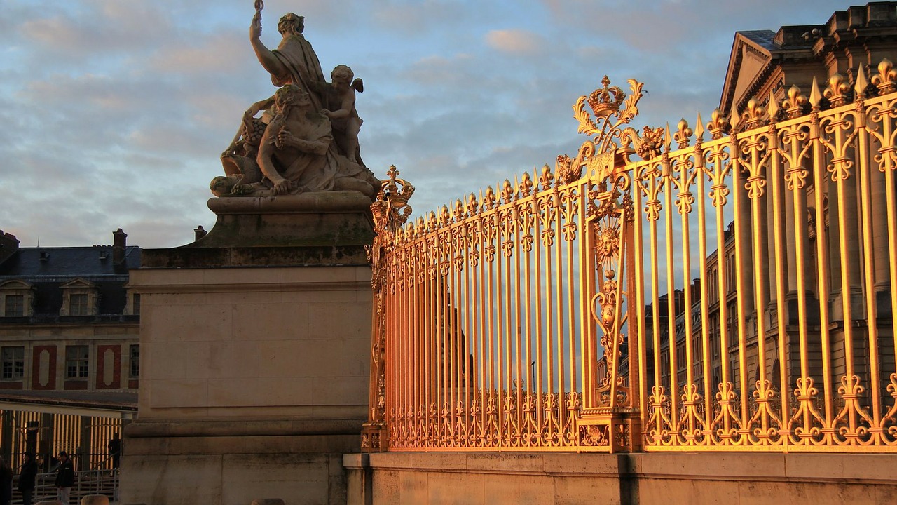 Versailles, Aukso Geltona, France, Nemokamos Nuotraukos,  Nemokama Licenzija