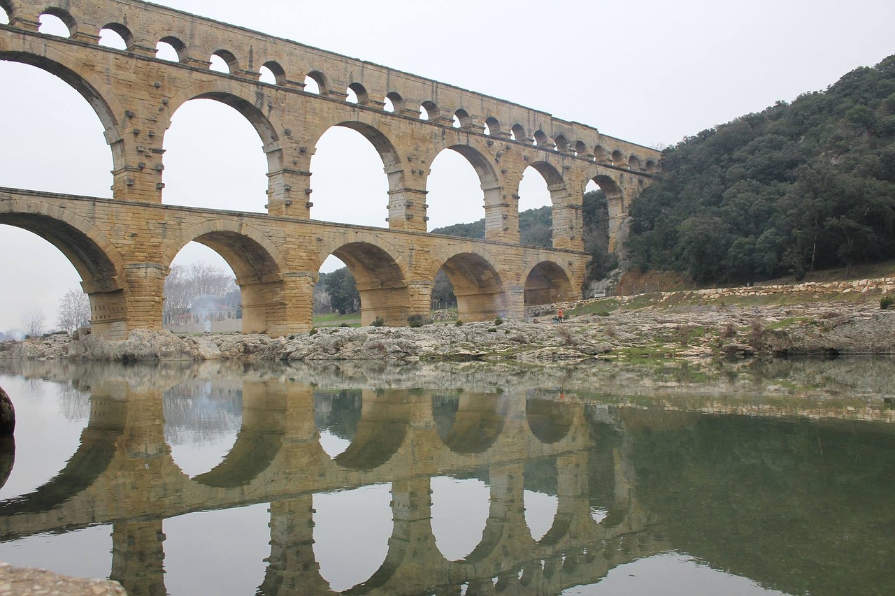 Pont Du Gard, Akvedukas, Viadukas, Išleidimai, Paris, Senovės Roma, Upių Kalviai, Nemokamos Nuotraukos,  Nemokama Licenzija