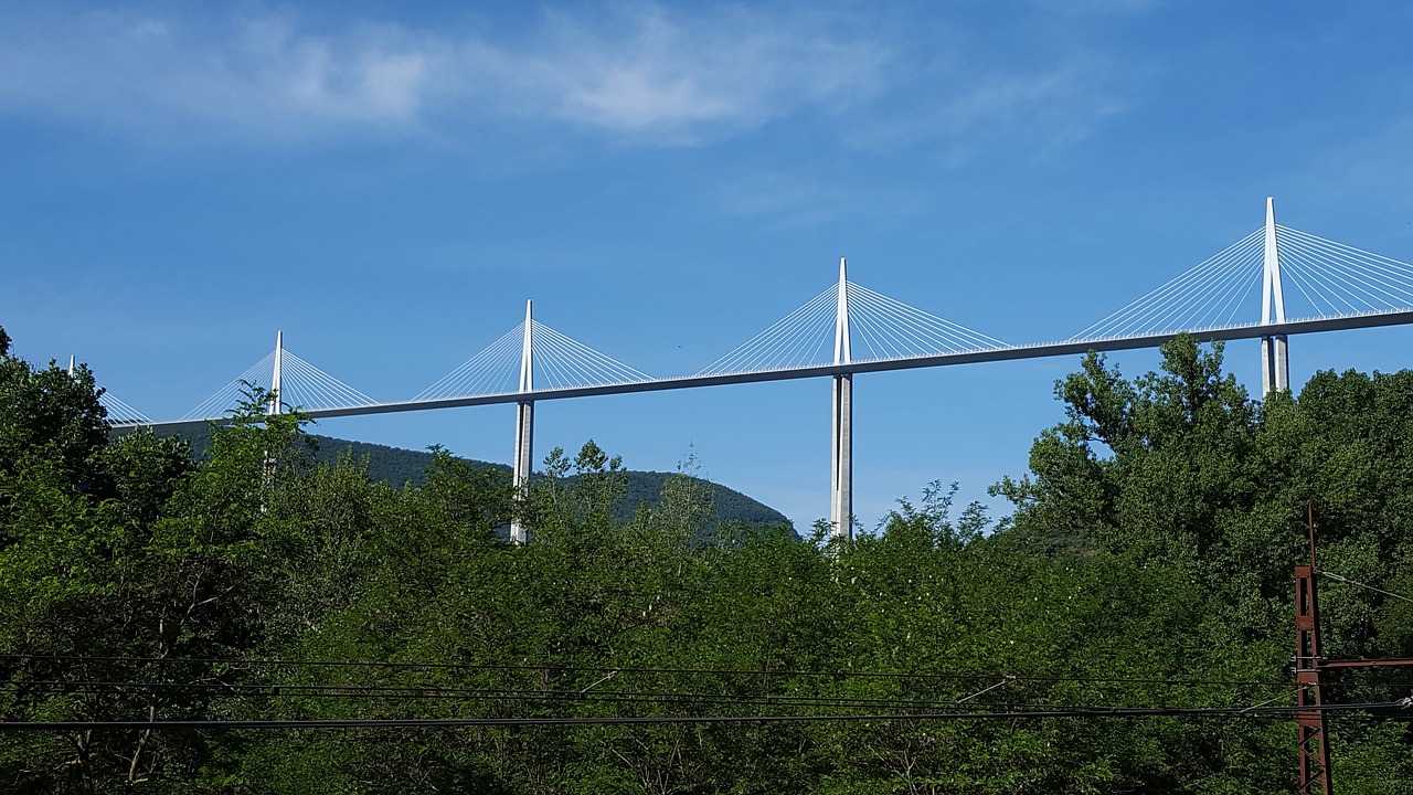 Viadukas, Millau, Tiltas, France, Atnešė, Nemokamos Nuotraukos,  Nemokama Licenzija