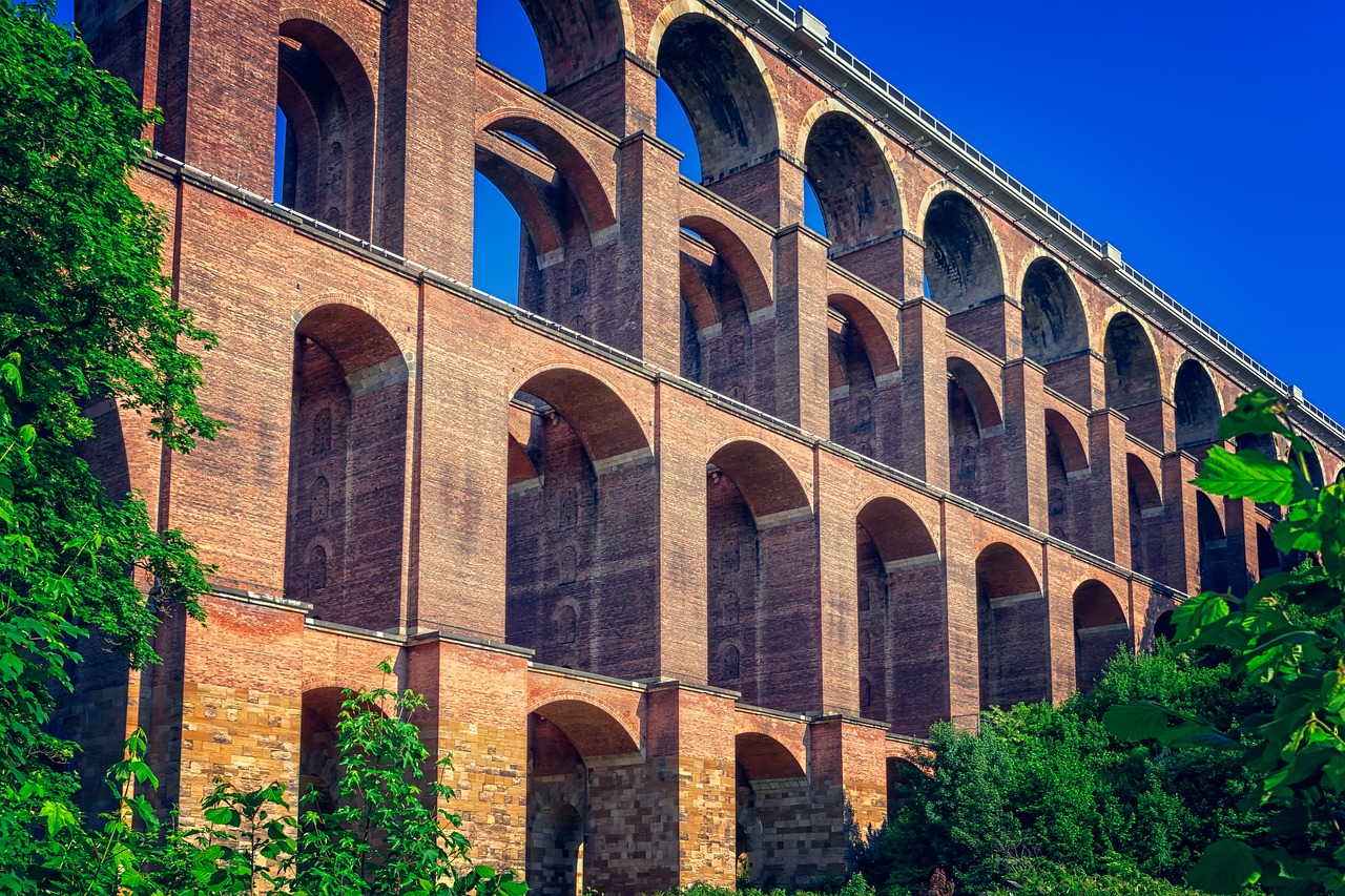 Viadukas,  Tiltas,  Geležinkelio Tiltas,  Istoriškai,  Architektūra,  Vokietija,  Vogtland,  Göltzschtalbrücke,  Arkinis Tiltas,  Plytų